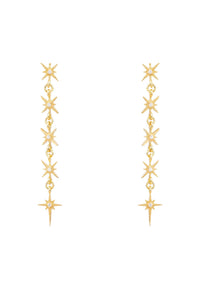 Thumbnail for LATELITA - Star Burst 5 Drops Earrings Gold -