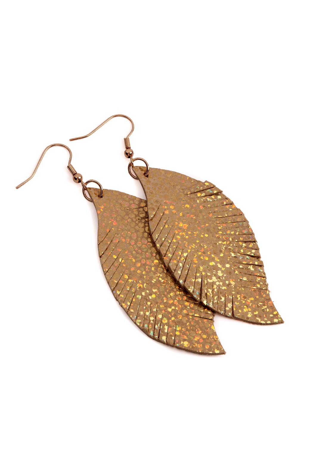 Fringe Suede Leather Earrings - 13 COLORS -