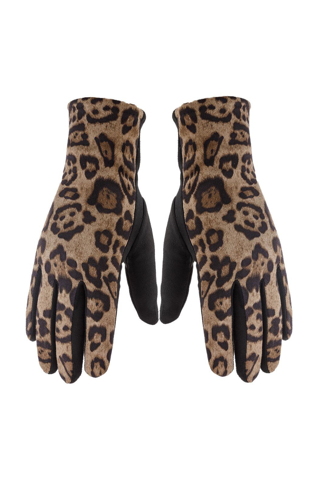 Riah Fashion - Smart Touch Leopard Gloves - 4 COLORS -