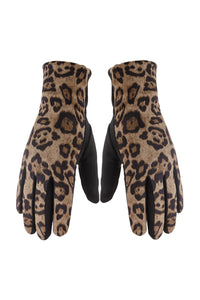 Thumbnail for Riah Fashion - Smart Touch Leopard Gloves - 4 COLORS -