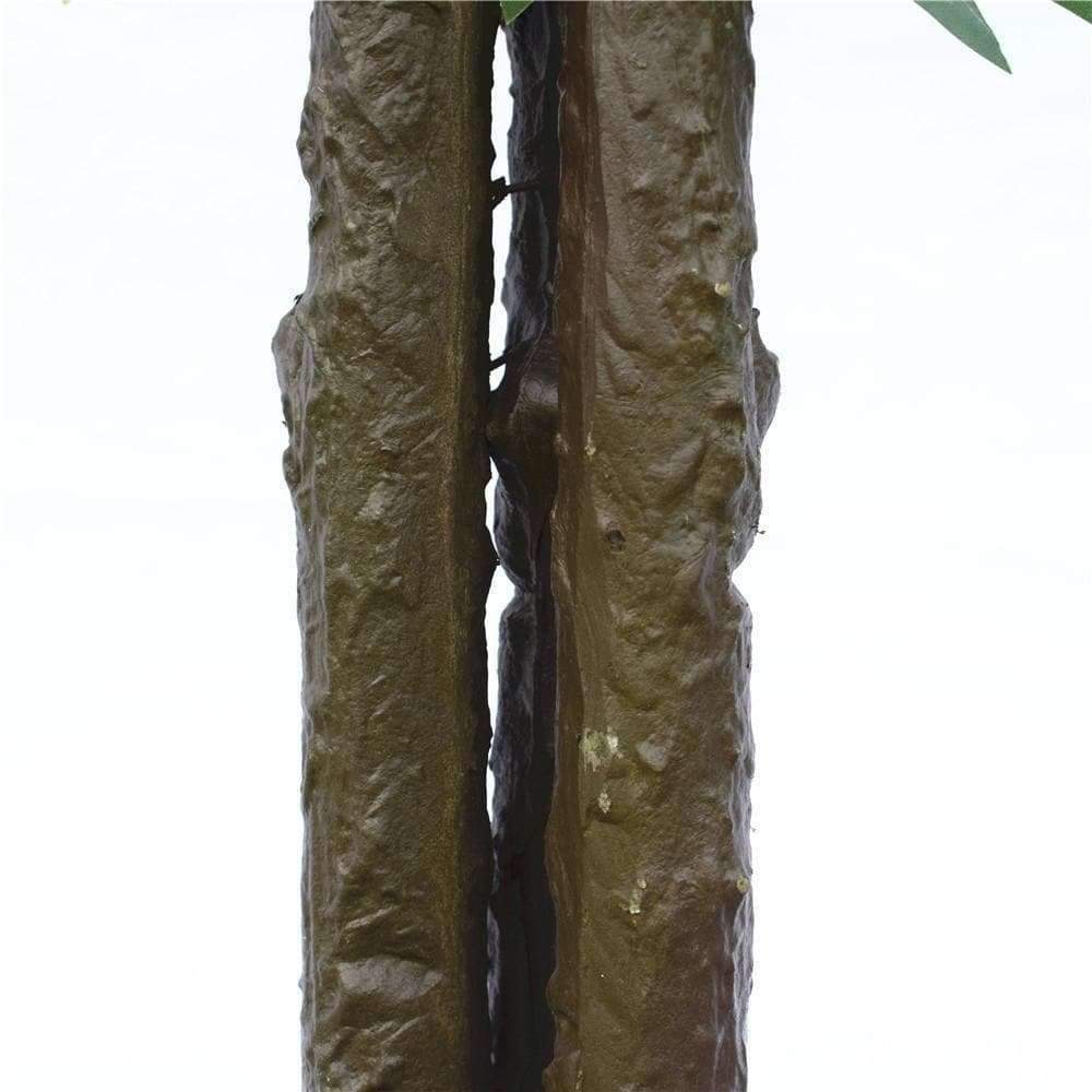 Bushy Artificial Ficus Tree 140cm - Dark Trunk -