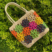 Thumbnail for Ellison & Young - Hand Made Flower Power Tote - 1 COLOR -