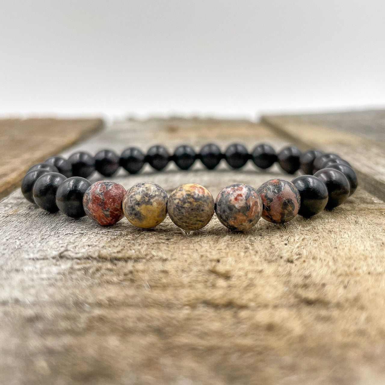 Grove - Leopard Skin Jasper & Blackwood -