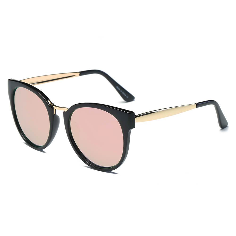 Bilbao | S1014 - Women Round Cat Eye Sunglasses Circle - 5 COLORS -