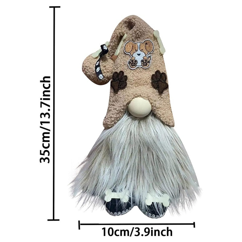 Dog Bone Faceless Gnome Decoration - 13.78" - [14-20 DAY DELIVERY] - 1 COLOR / TYPE -