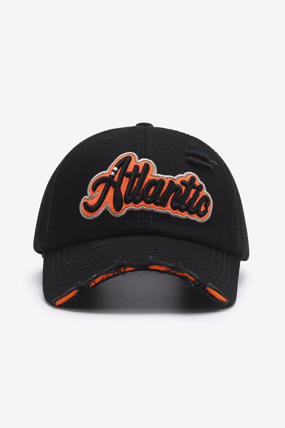 ATLANTIC Graphic Distressed Baseball Cap - T - 7 COLORS -