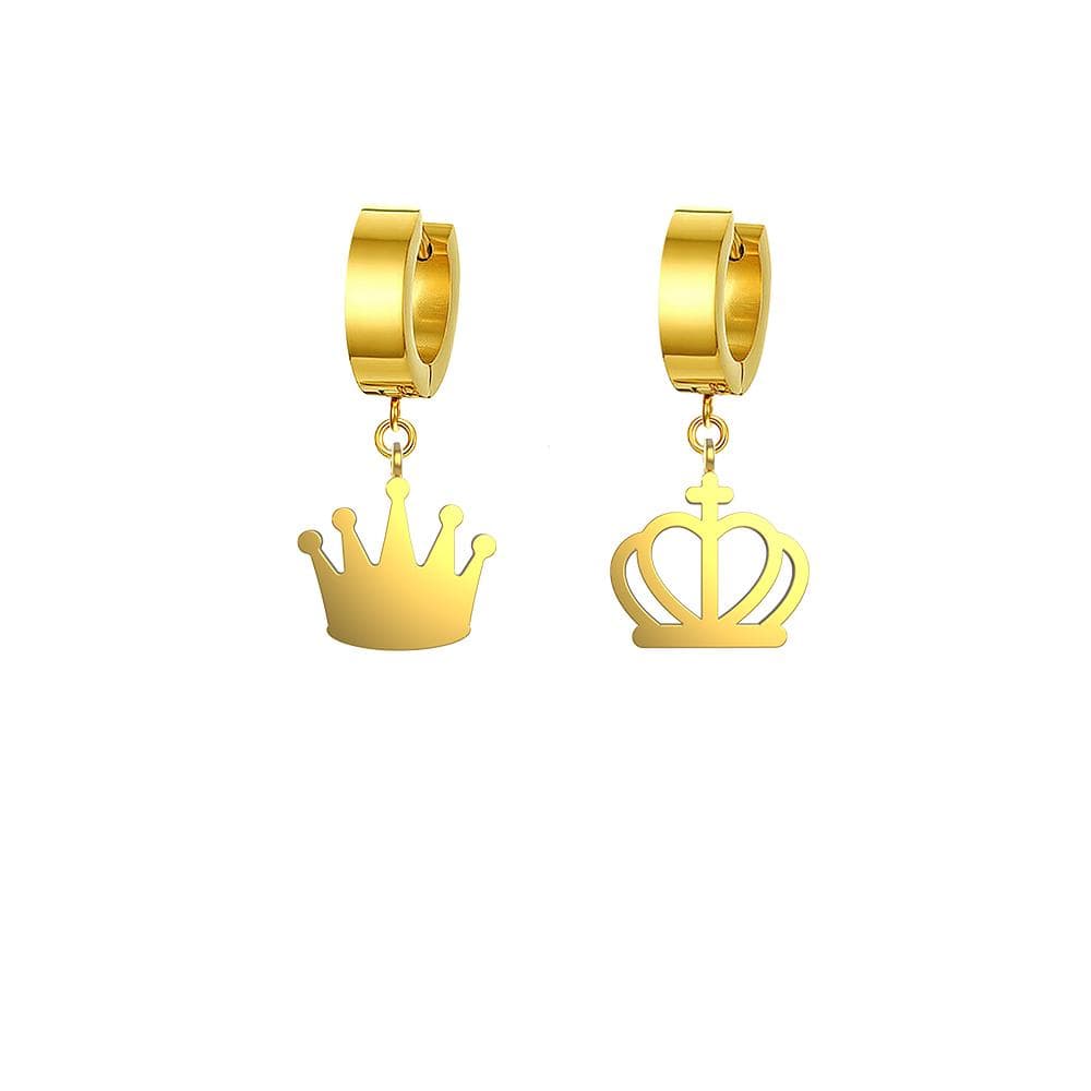 Mister - King & Queen Earrings - 3 COLORS -