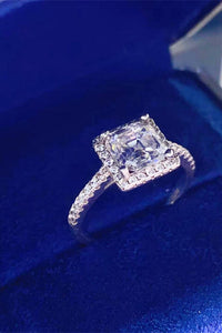 Thumbnail for 2 Carat Moissanite 925 Sterling Silver Ring