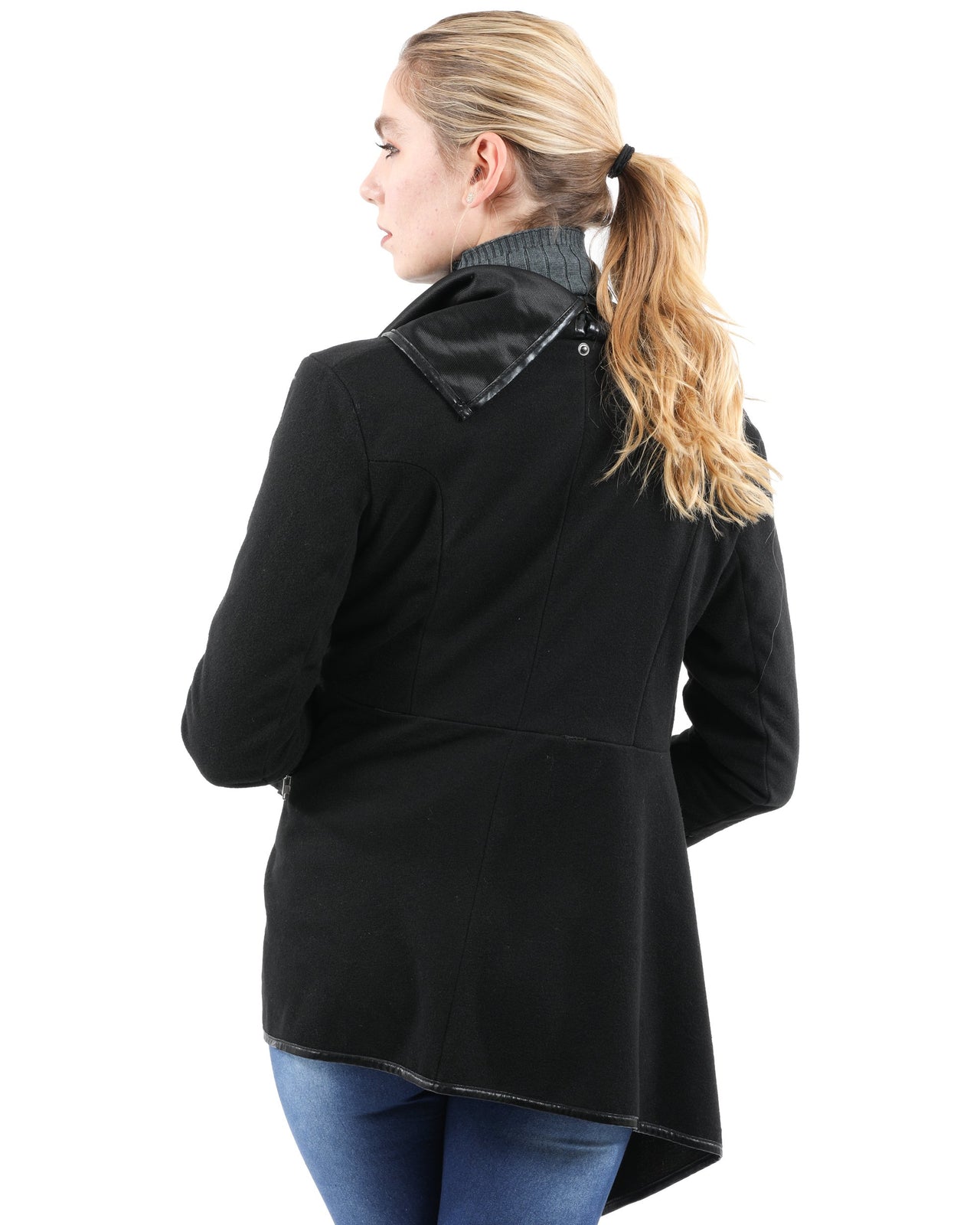 Savoy - Bowmont Drape Collar Jacket - 1 COLOR -