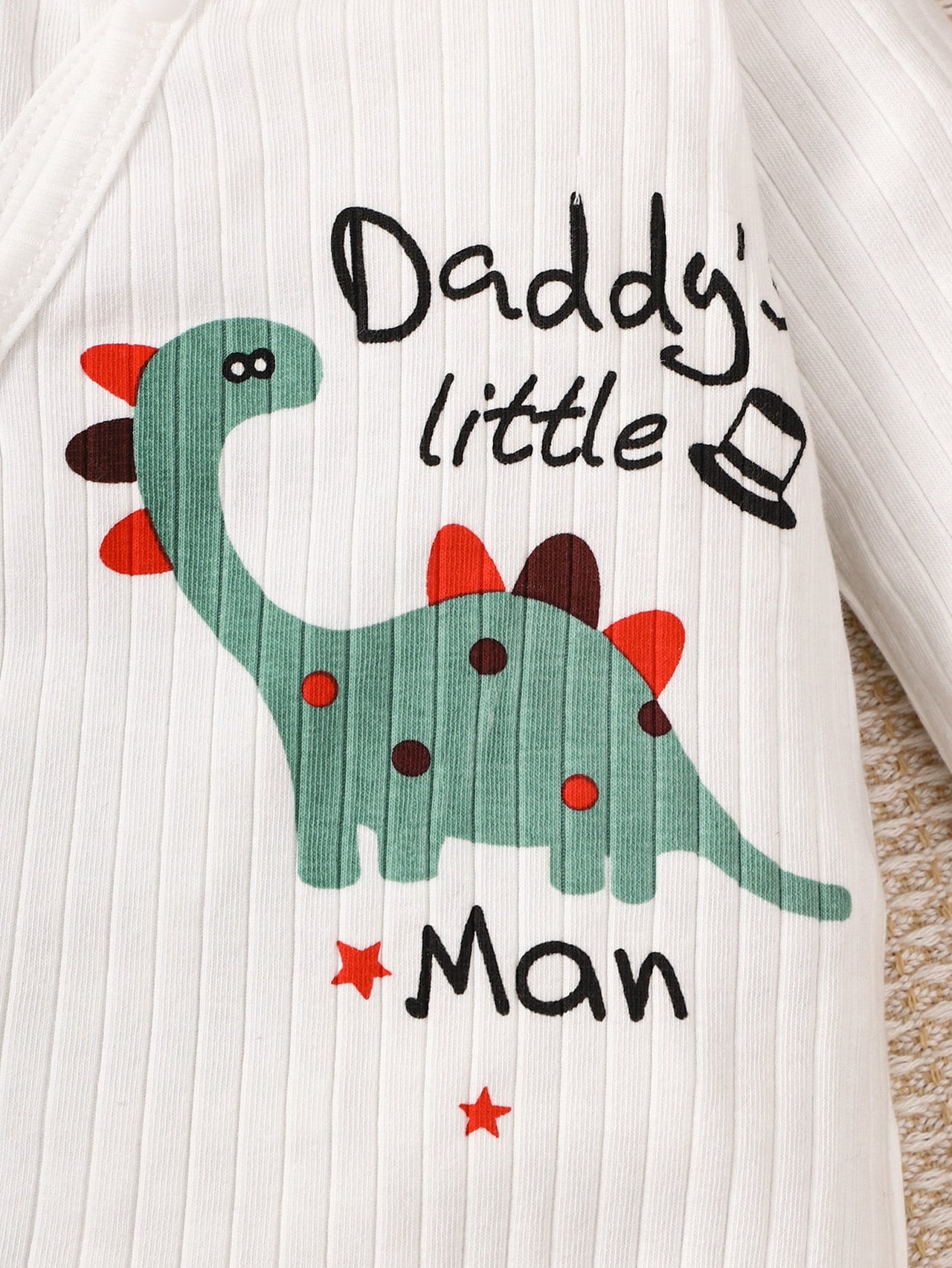 DADDY'S LITTLE MAN Dinosaur Graphic Jumpsuit - 1 PC. - T - 1 COLOR -