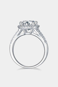 Thumbnail for 3 Carat Moissanite Halo Ring