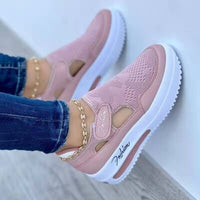 Thumbnail for Round Toe Platform Sneakers - T - 4 COLORS -