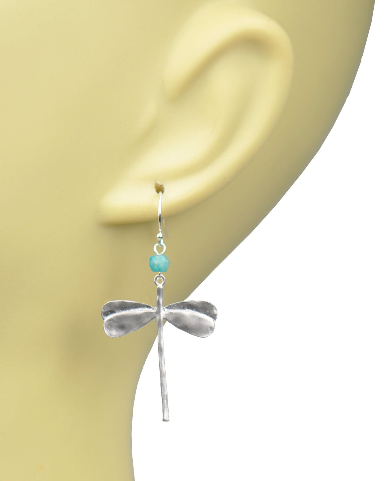 Gena Myint - Dragonfly Amazonite Earrings -