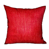 Thumbnail for Scarlet Zest Red Solid Luxury Outdoor/Indoor Throw Pillow - 6 SIZES -