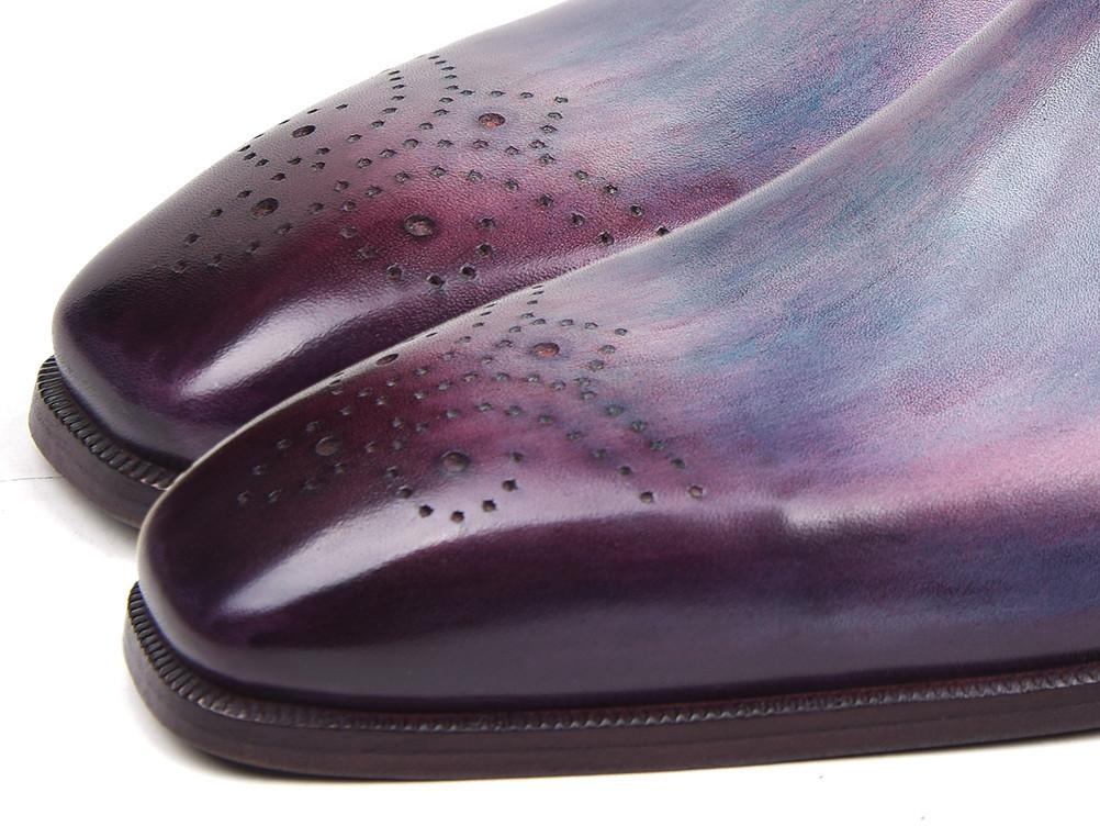 Paul Parkman - Side Lace Oxfords Purple -