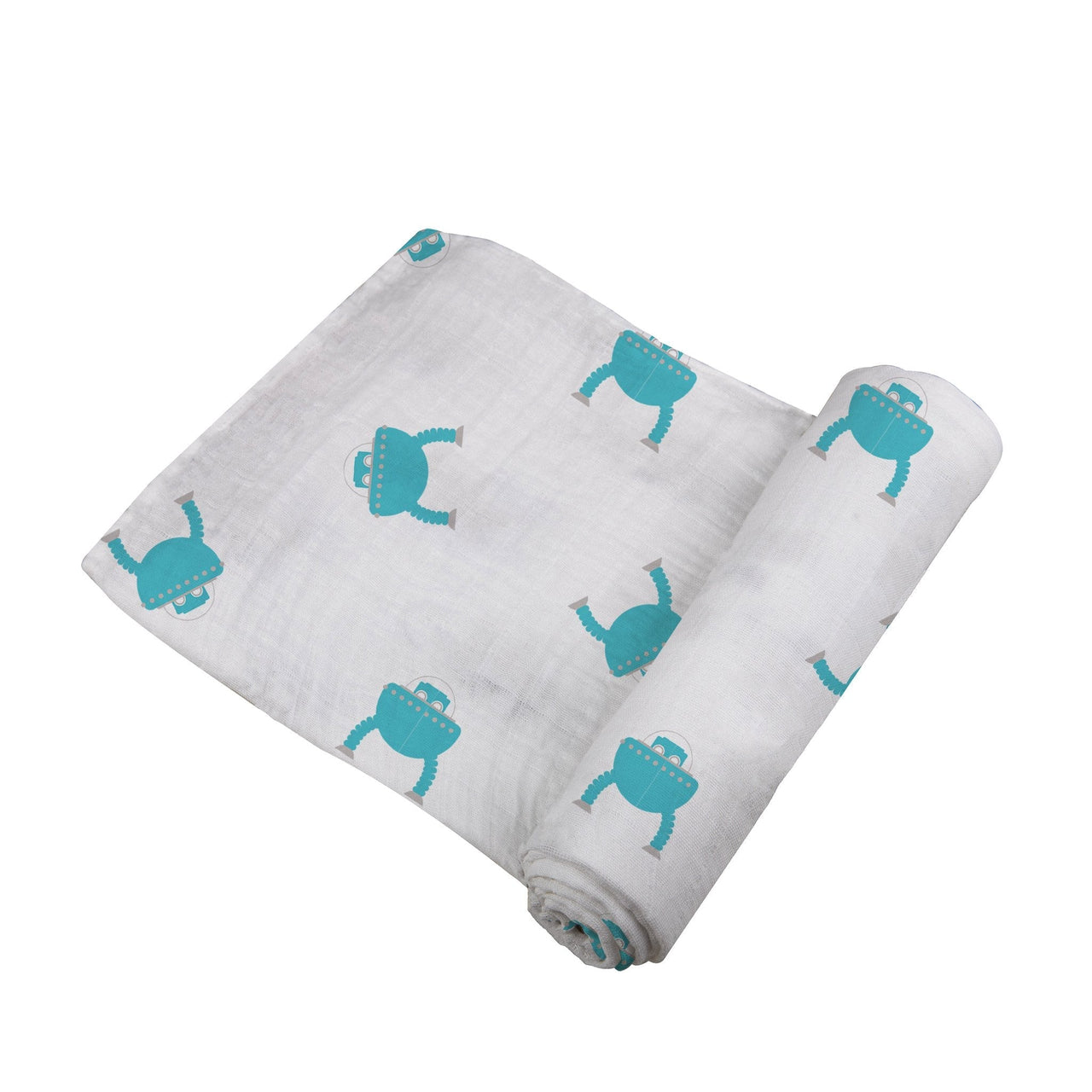 Newcastle - Space Robot Cotton Muslin Swaddle -