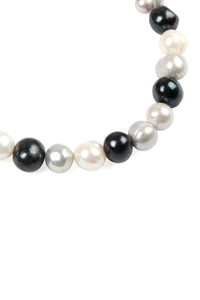 Thumbnail for Glass Coated Fresh Pearl Stretch Bracelet - 6 COLORS