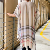 Thumbnail for Ellison & Young - Classy Plaid Kimono - 1 COLOR -