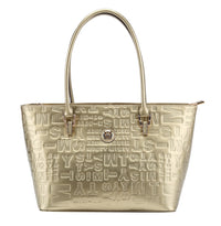 Thumbnail for BRANGIO ITALY - Misty Metallic Shine Leather Tote - Made in Italy - 1 COLOR -