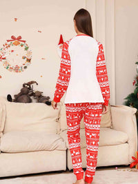 Thumbnail for WOMEN Full Size Christmas Long Sleeve Top and Pants Set - T -