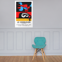 Thumbnail for Le Corbusier 1963 Exhibition Artwork Poster - USA printed - 3 SIZES