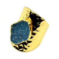 Thumbnail for Christie Jean - Amy Druzy Statement Ring in Gold - 8 COLORS -