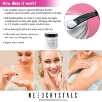 Thumbnail for NeedCrystals - Microdermabrasion Crystals DIY Exfoliating Facial Scrub Skin Care, 8 Oz Size 120 Grit -