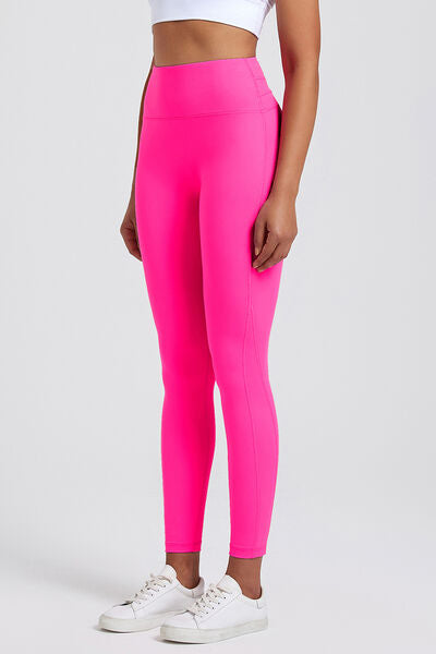 High Waist Active Leggings - T - 7 COLORS -