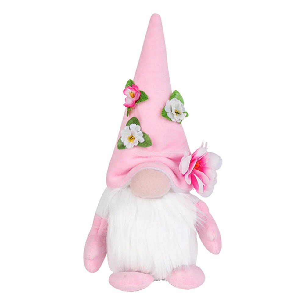 Flower Gnomes,  Handmade Swedish Tomte Spring Easter Gnomes  - 9.84" - [14-20 DAY DELIVERY] - 2 COLORS -