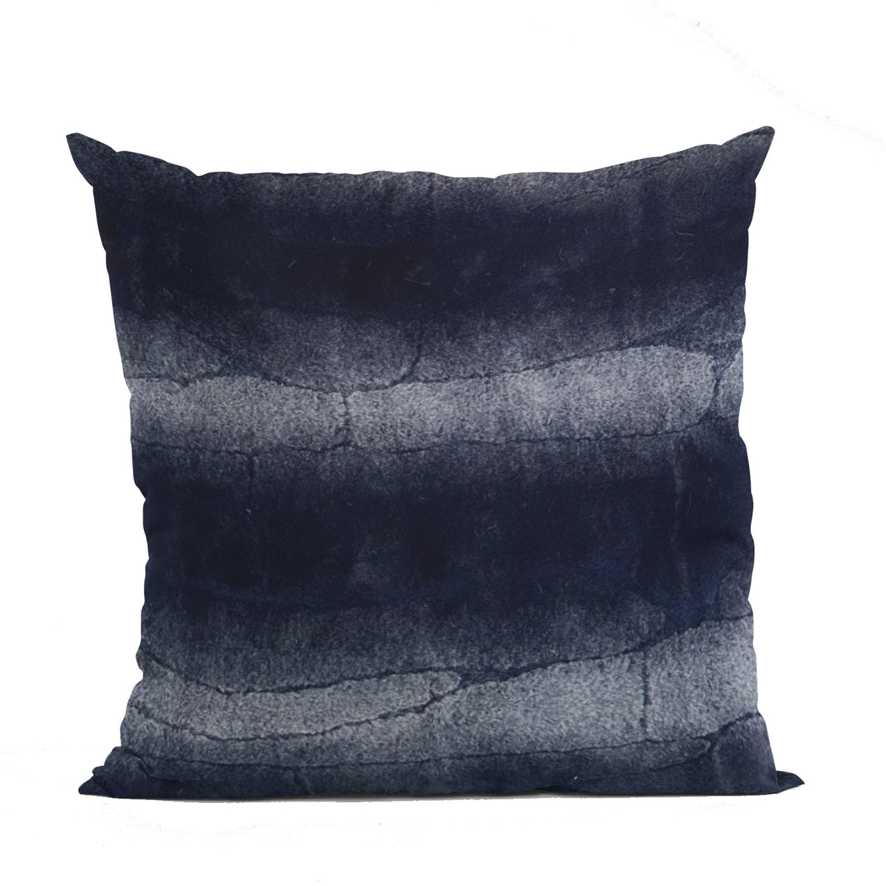 Plutus Blue Ink Furever Animal Faux Fur Luxury Throw Pillow - 10 SIZES -