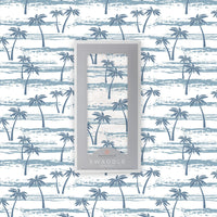 Thumbnail for Newcastle - Ocean Palm Trees Bamboo Swaddle -