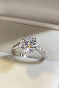 Thumbnail for 3 Carat Moissanite 925 Sterling Silver Ring