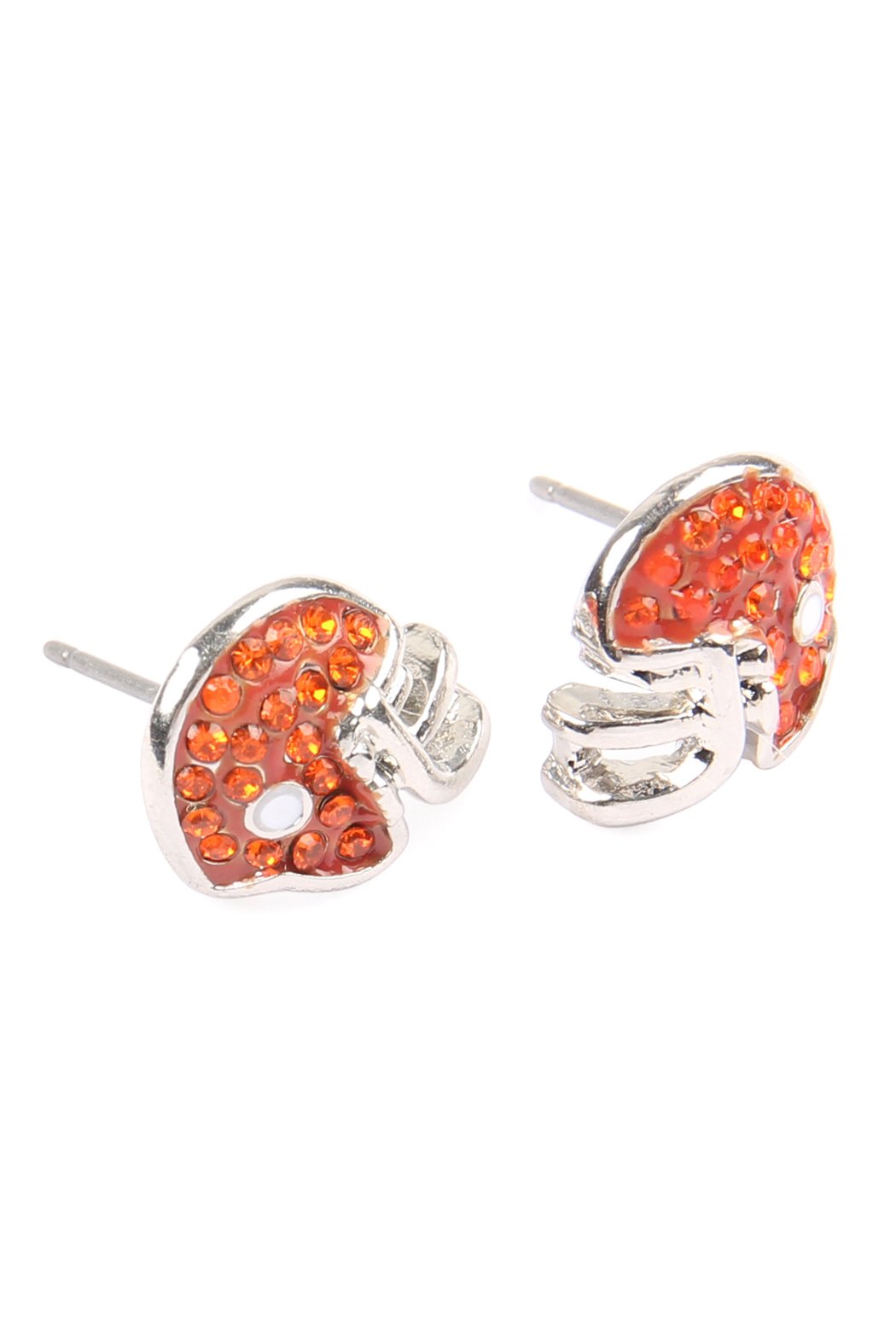 Football Helmet Epoxy Earrings - 6 COLORS -