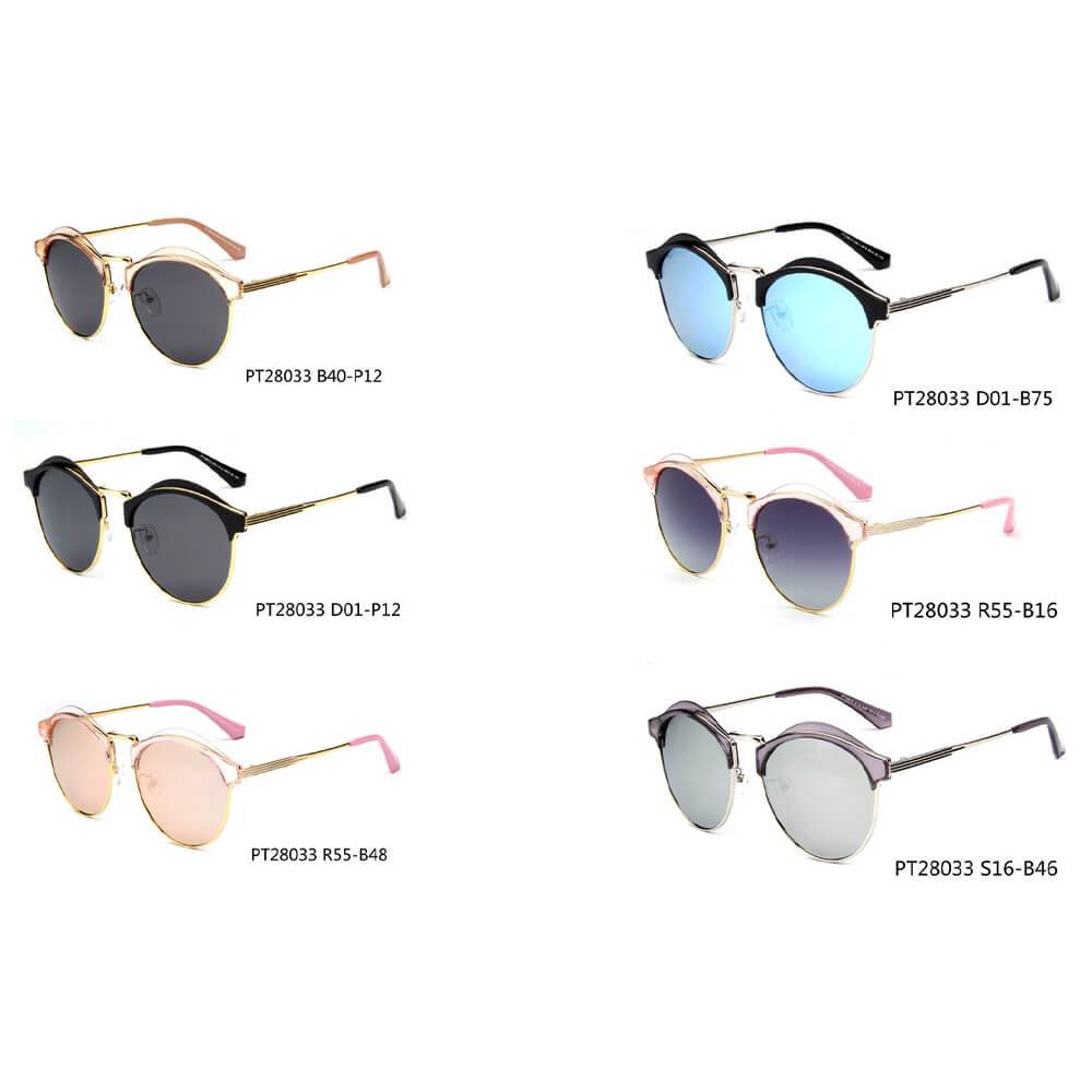 Perugia | Women Round Polarized Fashion Sunglasses - 6 COLORS -