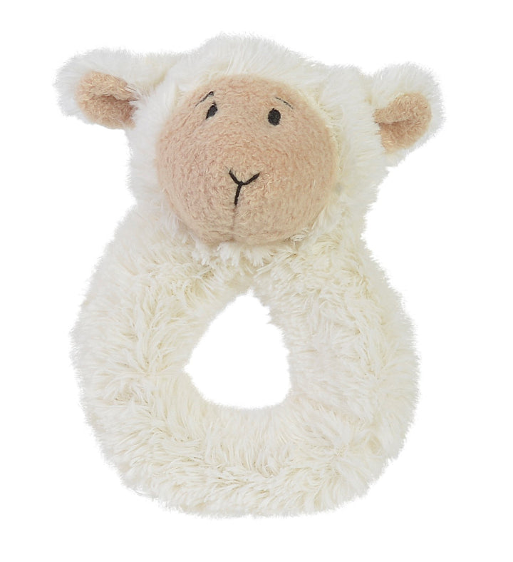 Newcastle - Lammy Plush Rattle by Happy Horse -