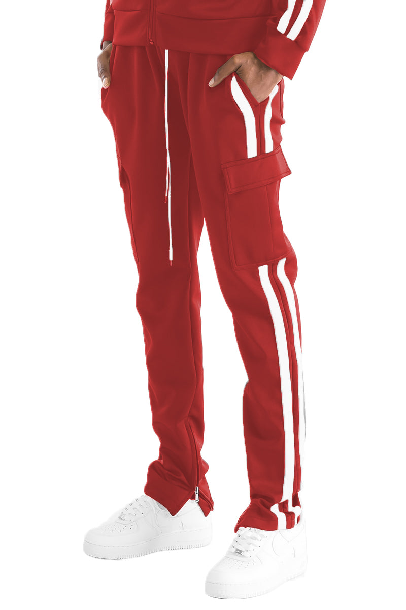 Two Stripe Cargo Track Pants - 1 COLOR -