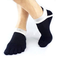 Thumbnail for 1 Pair Outdoor Men's Socks - Breathable Cotton Toe Socks  - Sports Jogging Cycling Running 5 Finger Toe Slipper Sock - [23 DAY DELIVERY] - 18 COLORS -