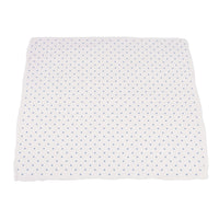 Thumbnail for Wildflowers and Periwinkle Diamond Polka Dot Bamboo Newcastle Blanket -