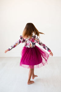 Thumbnail for Eclipse Kids - Long Sleeve Tulle Dress - Crows N Roses - SIZES 2T THRU 11/12 -