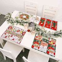 Thumbnail for Assorted 2-Piece Christmas Placemats - 2 PCS. - CHOOSE 1 GET 1 RANDOM PICK - [5-10 DAY DELIVERY] - T - 4 PATTERNS/COLORS -