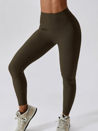 Thumbnail for Wide Waistband Slim Fit Sports Leggings - Pants - T - 5 COLORS -