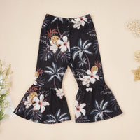 Thumbnail for HELLO SUMMER Graphic Top and Floral Flare Pants Set - 2 PCS. - T - 2 COLOR COMBOS -