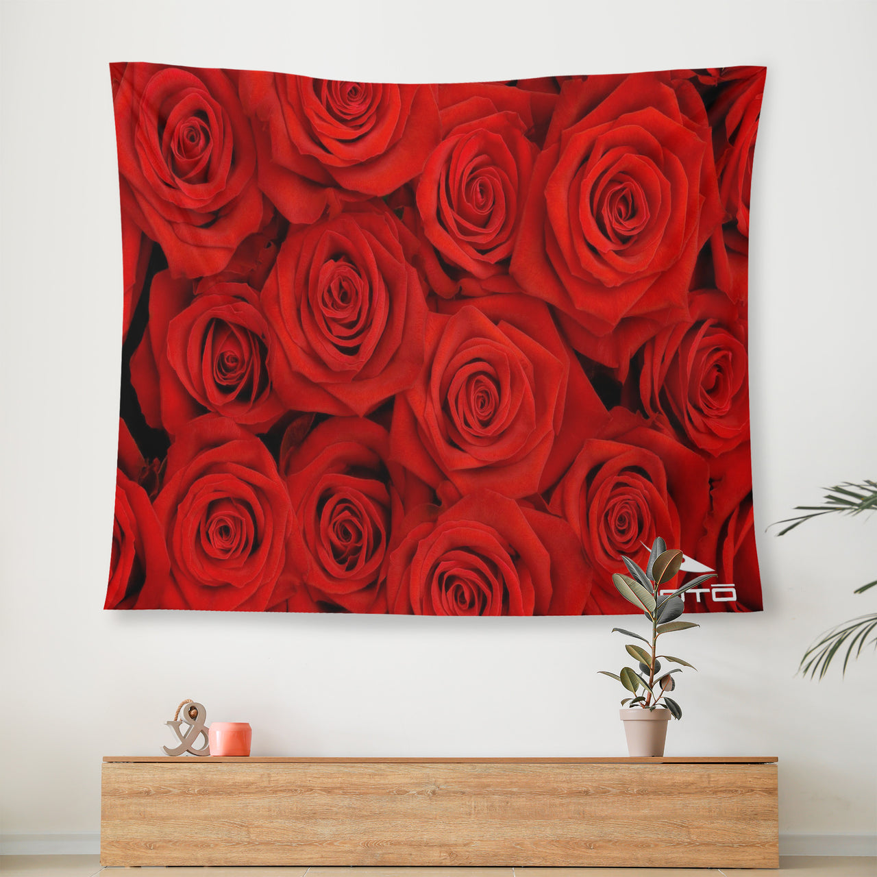 OOTO - ROSE GARDEN - Wall Tapestry - 3 SIZES -