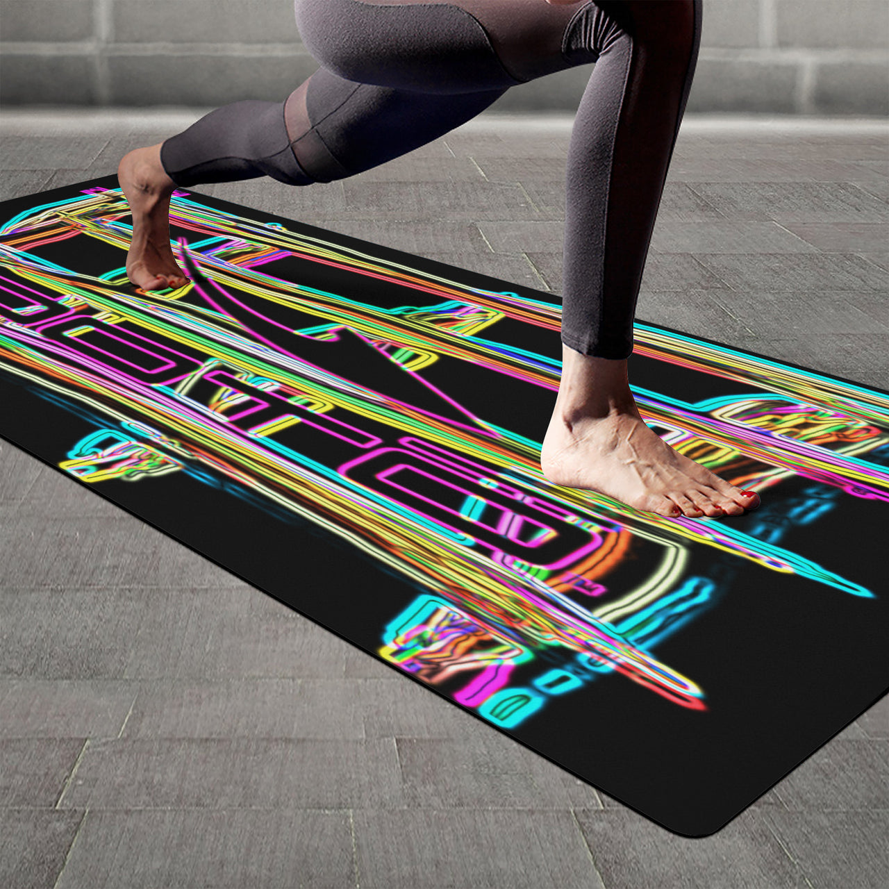 OOTO - Yoga Mat - Neon pace