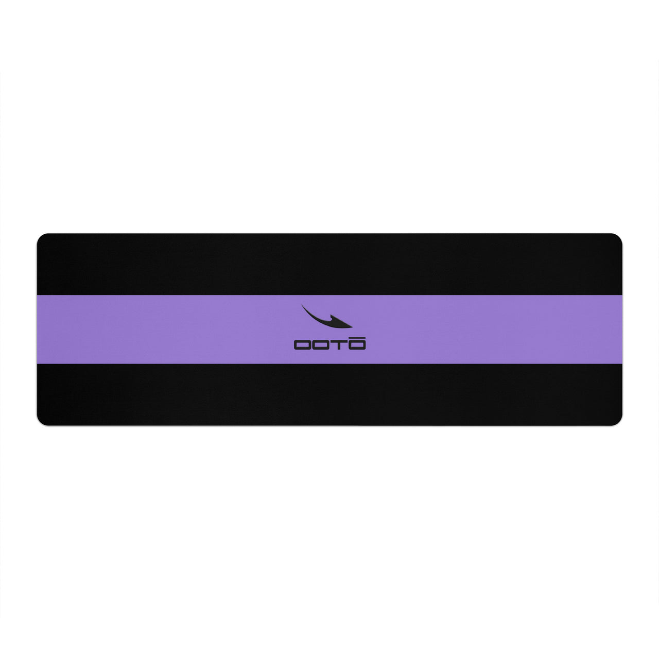 OOTO - Yoga Mat - Neon lavender stripe -