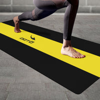 Thumbnail for OOTO - Yoga Mat - Neon yellow stripe -