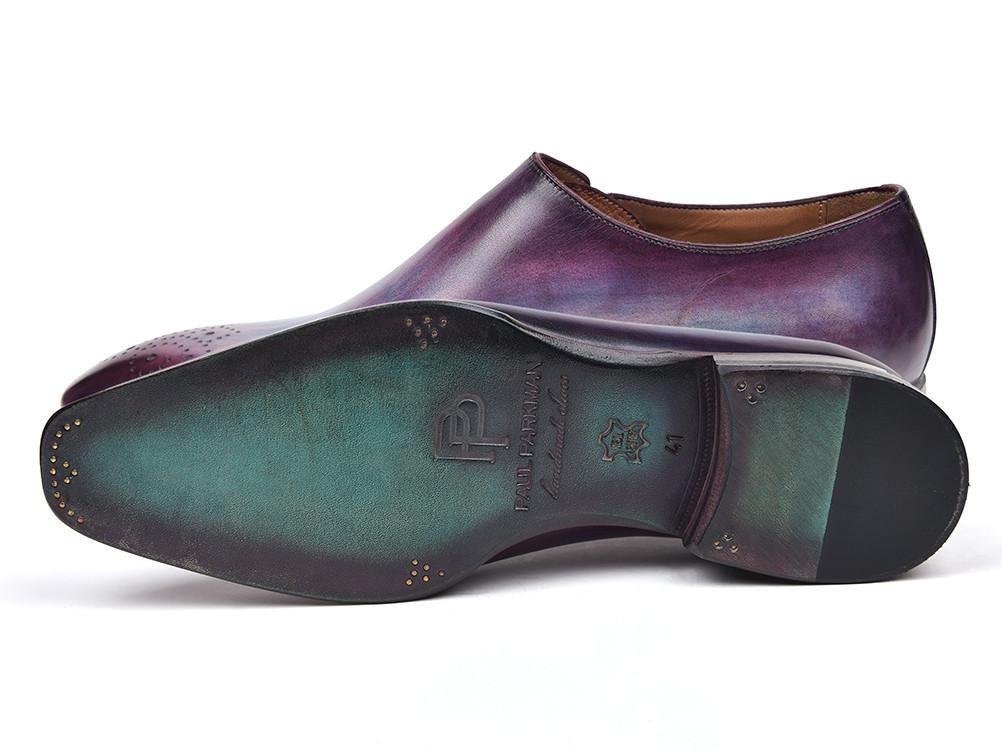 Paul Parkman - Side Lace Oxfords Purple -