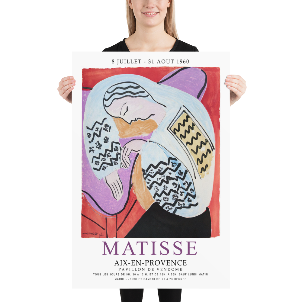 Henri Matisse the Dream - Aix-En-Provence Exhibition Poster  - USA printed - 3 SIZES