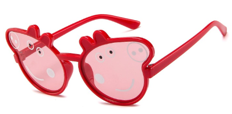 Fashion Kids Sun Glasses Cute Designers Cartoon Pig Shades Sun Glasses Children Sunglasses  - [10-15 DAY DELIVERY] - 8 COLORS -