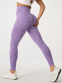 Thumbnail for Leopard High Waist Active Leggings - T - 4 COLORS -